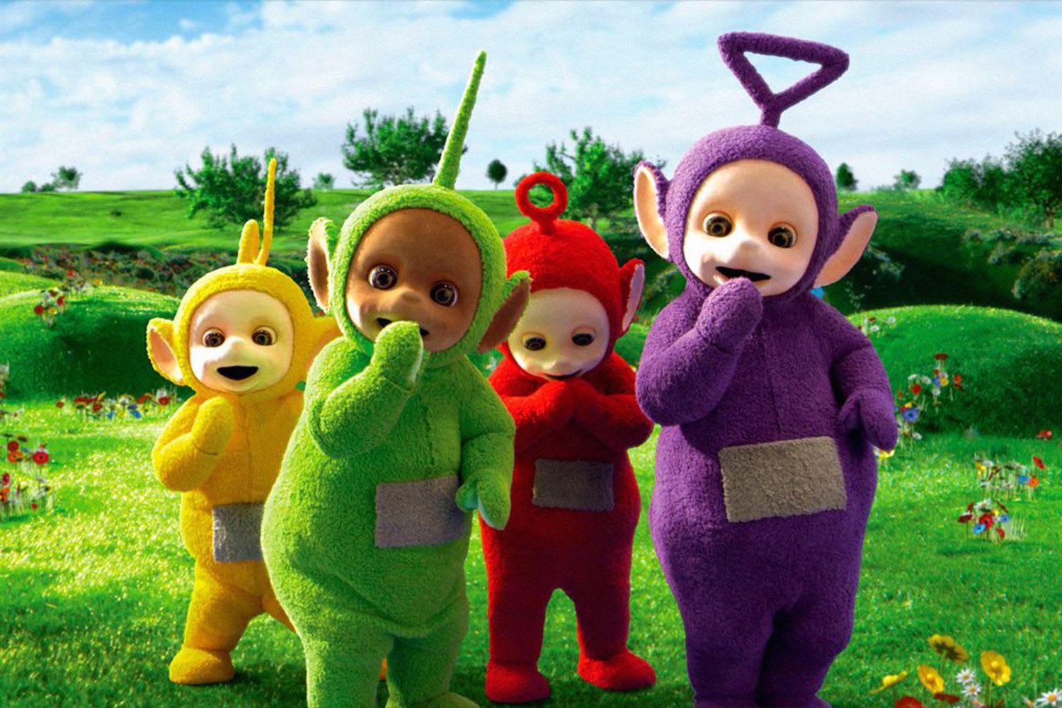 These Teletubby boots are channelling true-thousands Y2K nostalgia