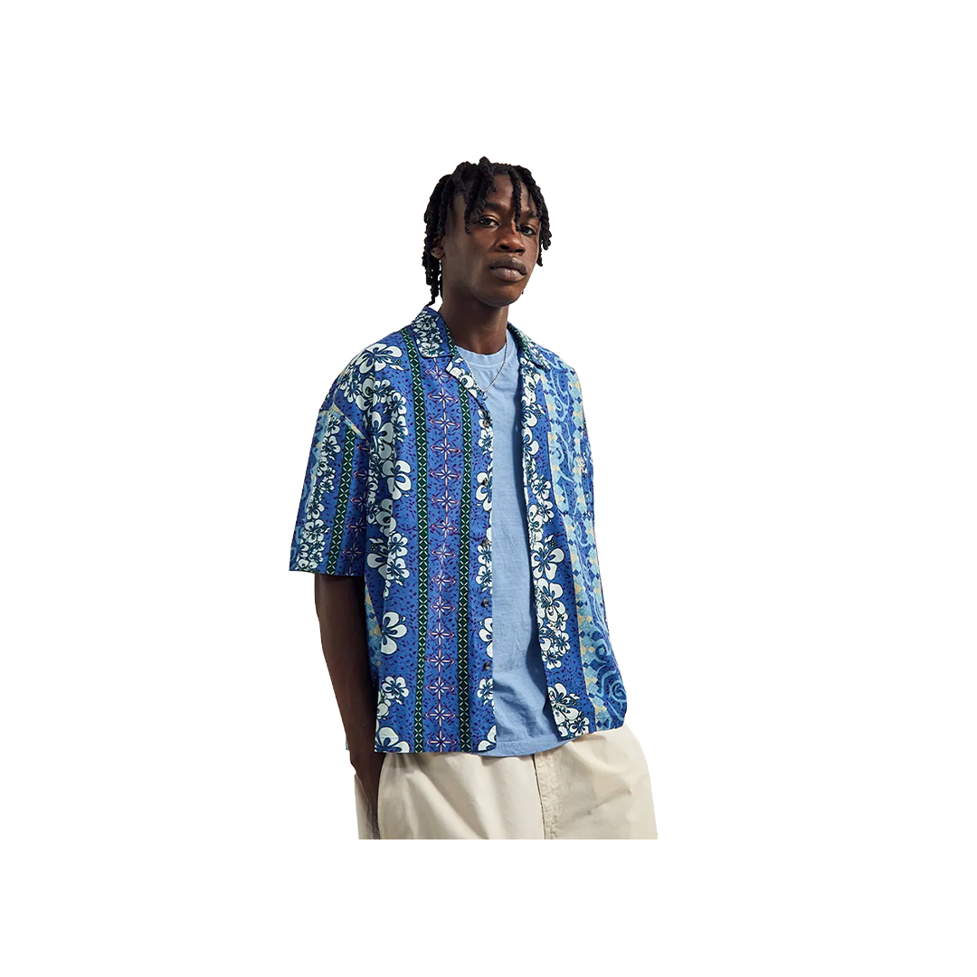 Nomad Blue Hawaiian Shirt