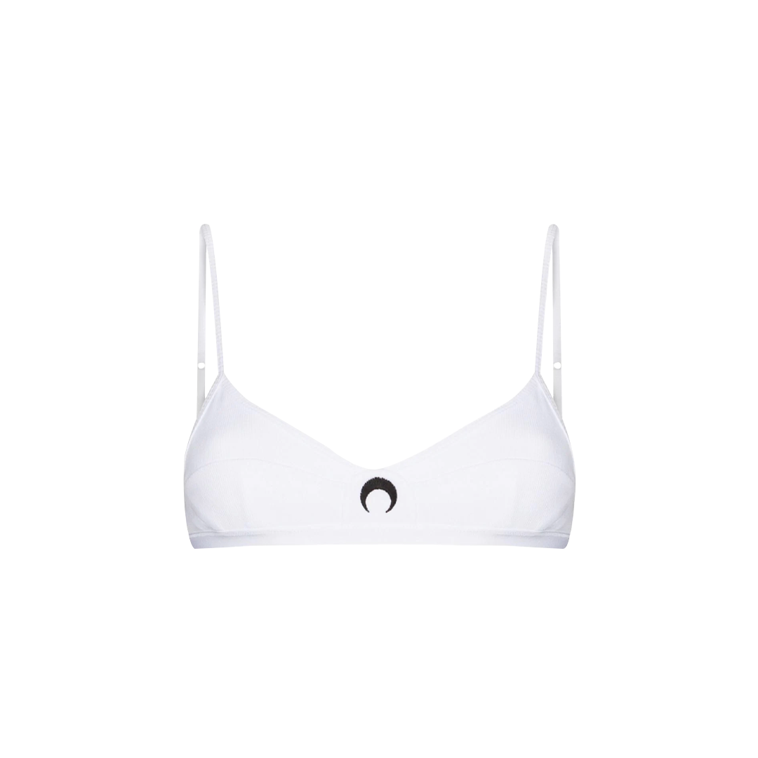 Logo-Print Bra