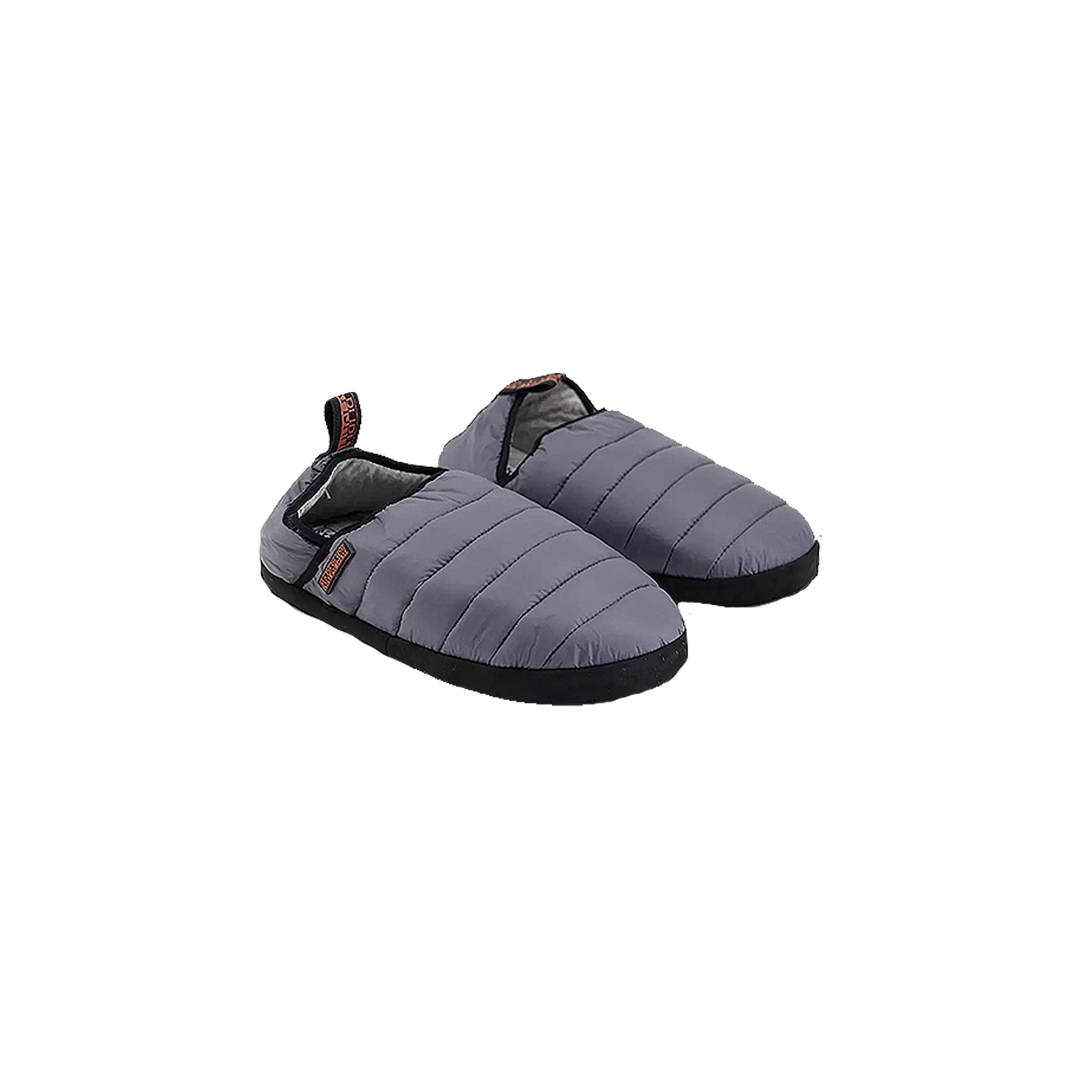Padded Slippers in Dark Grey