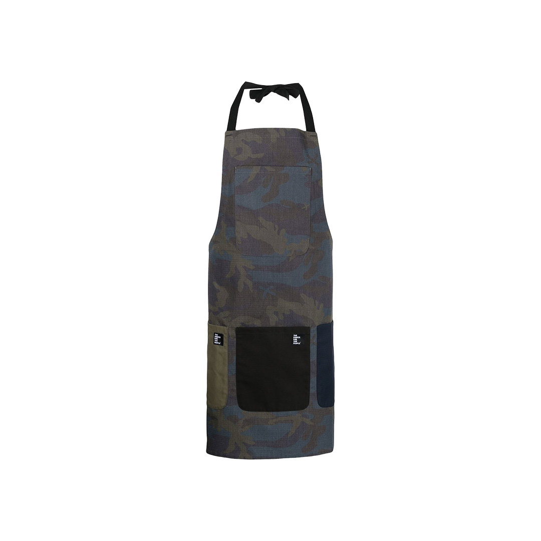 Multiple Pocket Detail Apron