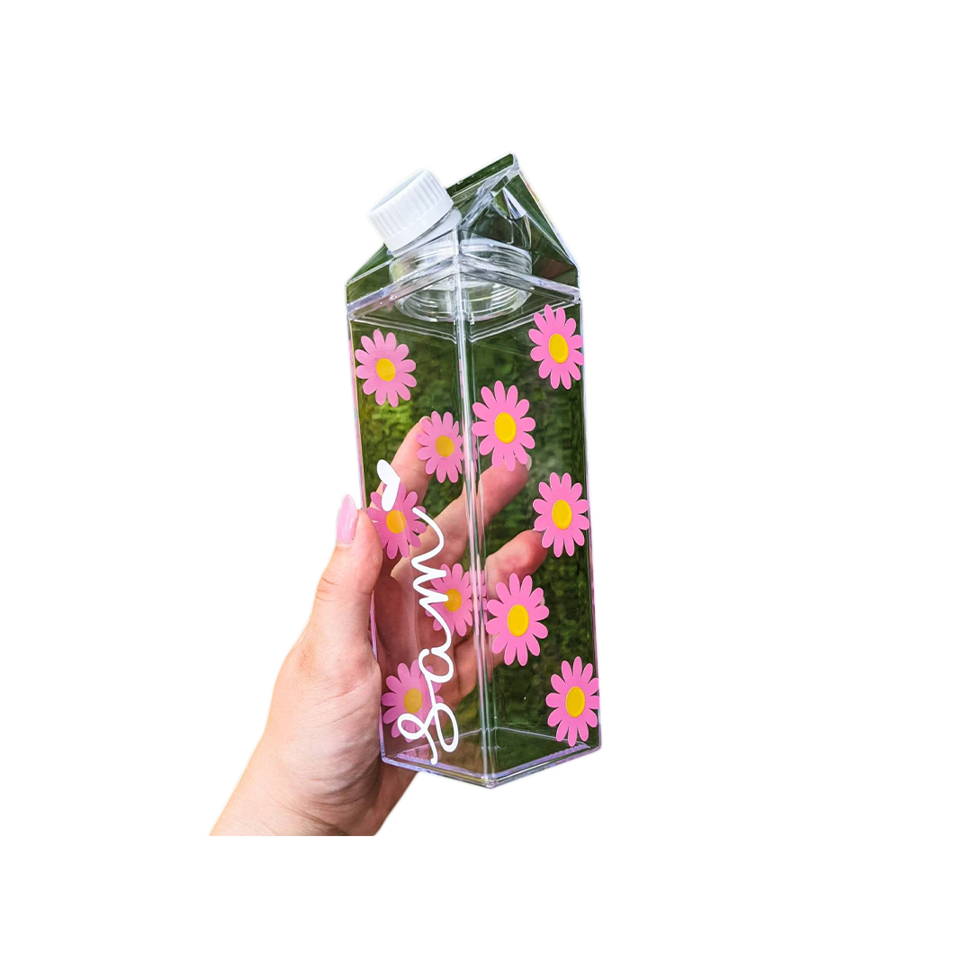Personalised Flower Water Bottle