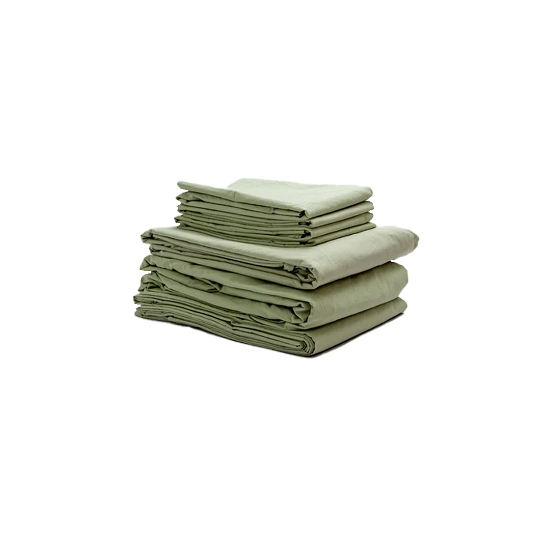 Apple Washed Cotton Percale Bedtime Bundle
