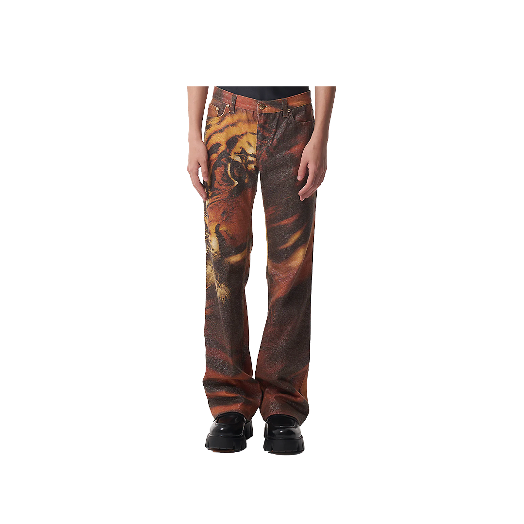 Vintage Just Cavalli Tiger Printed Jeans