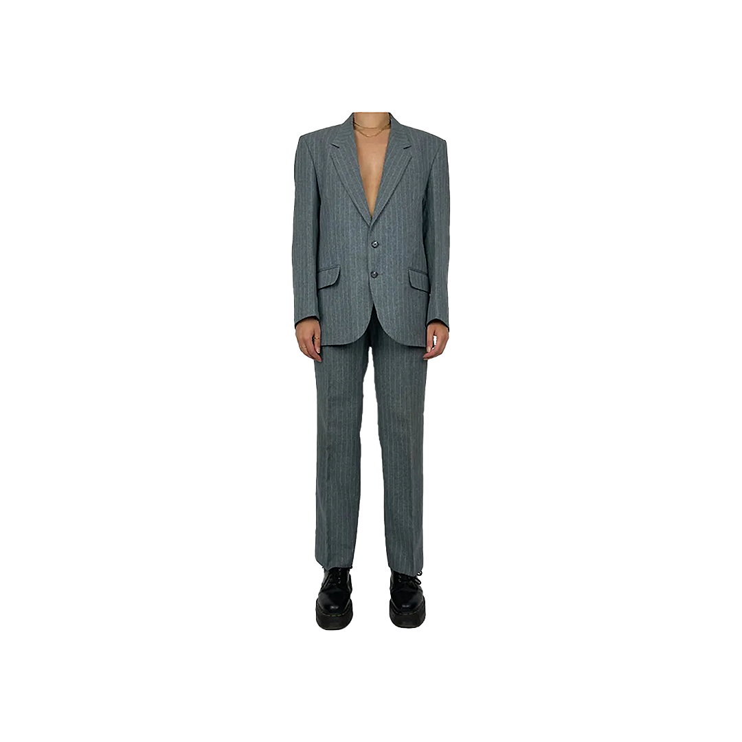 vintage british pinstripe suit
