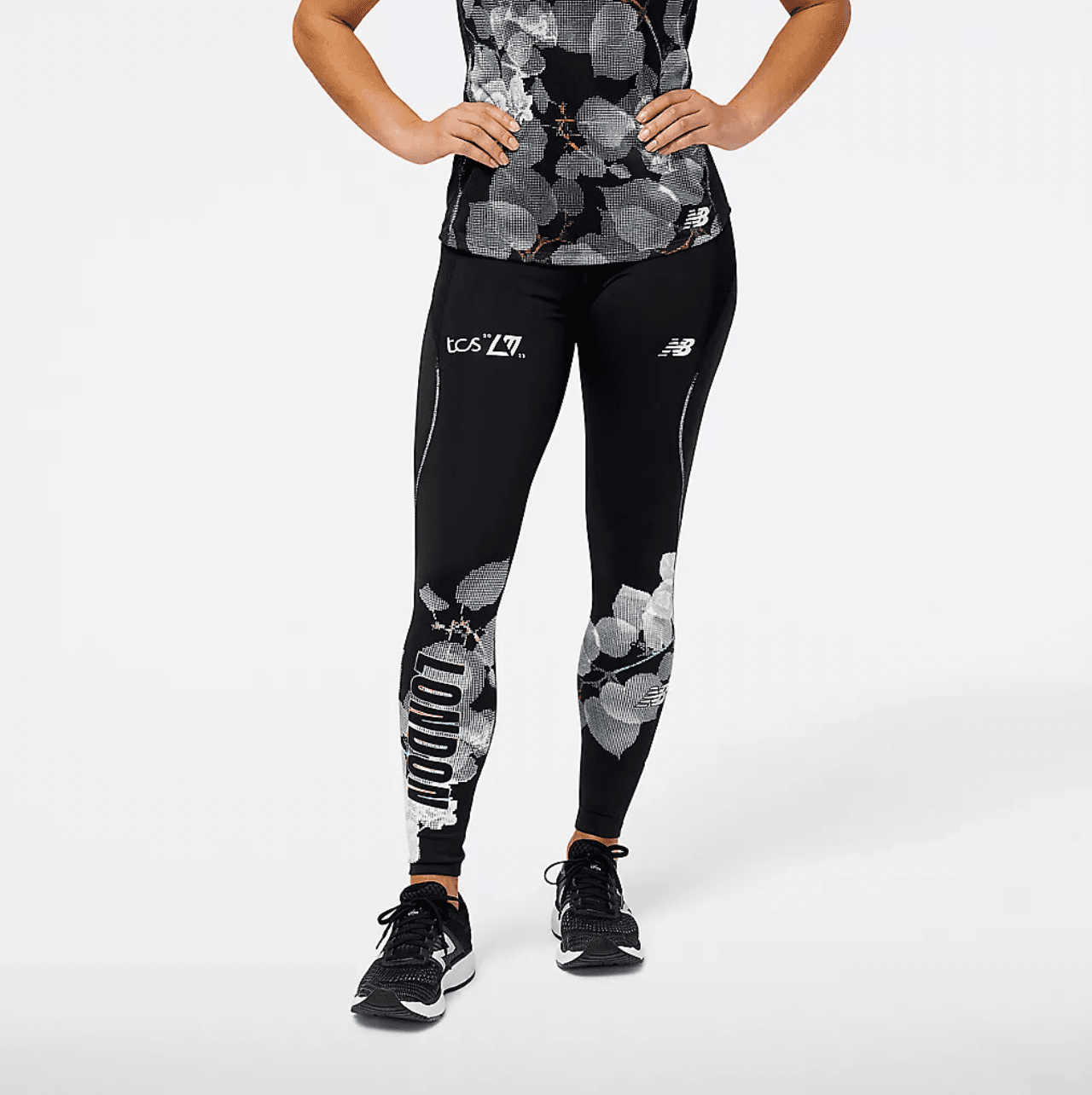 (Womens) London Edition Printed Impact Run Tight