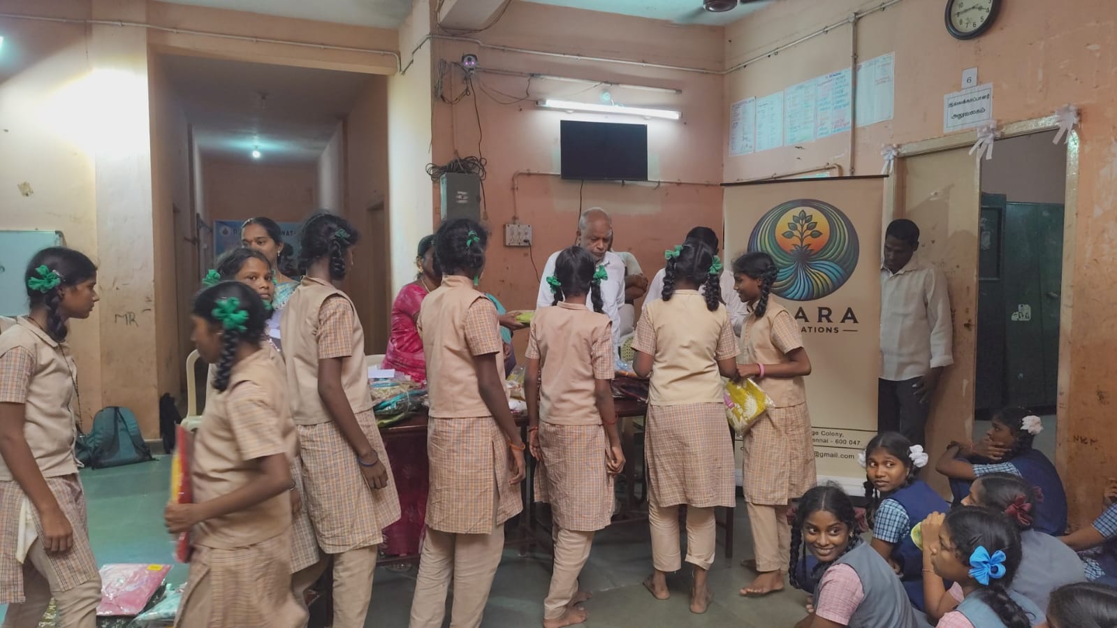 Providing Diwali Dresses To Home Children