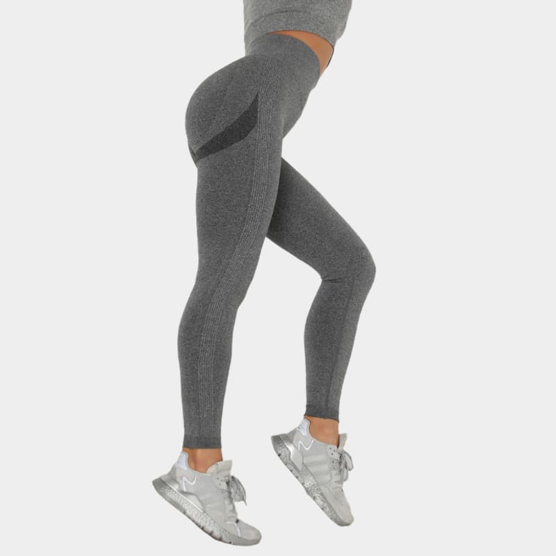 Shaping slimming leggings PUSH UP MAX MARBLE K111A light gray