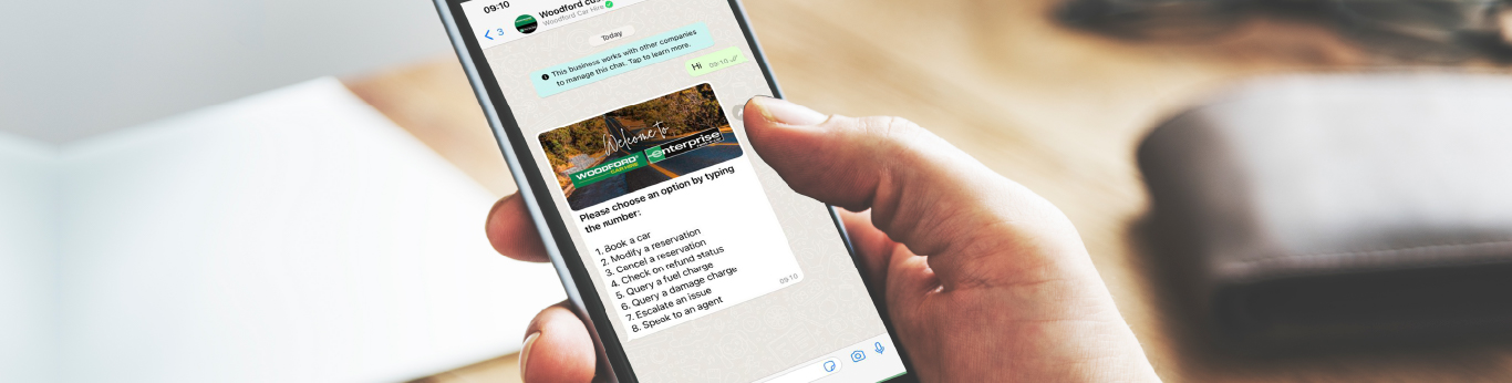 Woodford Launches Whatsapp Chatbot 