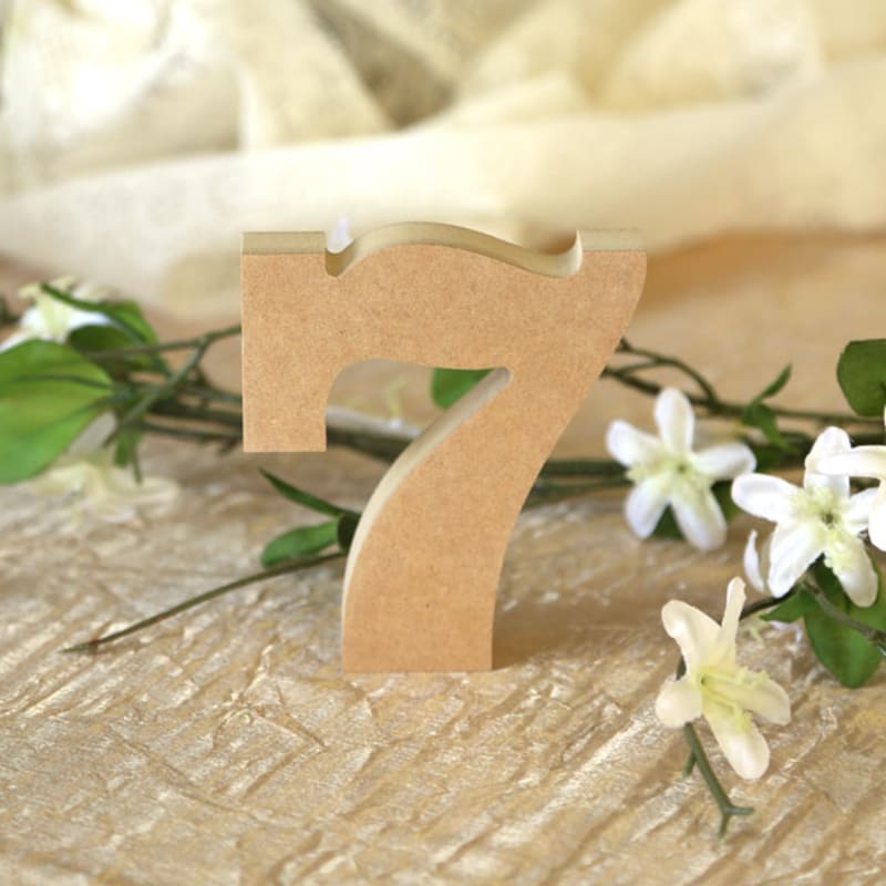 Standing Wood Table Numbers