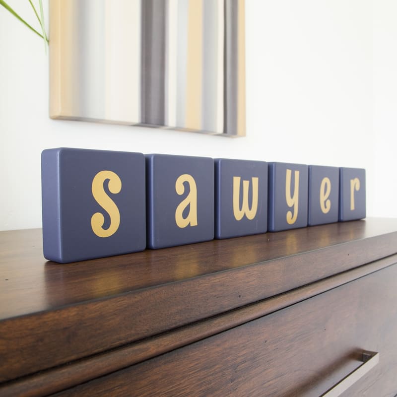 Wood Block Letters Custom Baby Block Letters Craftcuts