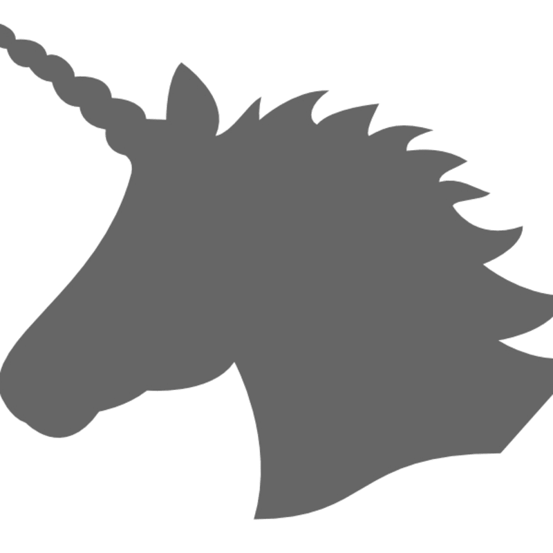 unicorn head craft shape craftcutscom