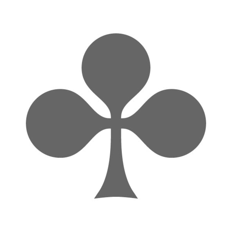 Suit Of Clubs Craft Shape
