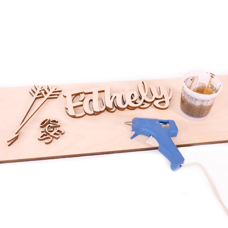 Wood Family Name Kit | CraftCuts.com