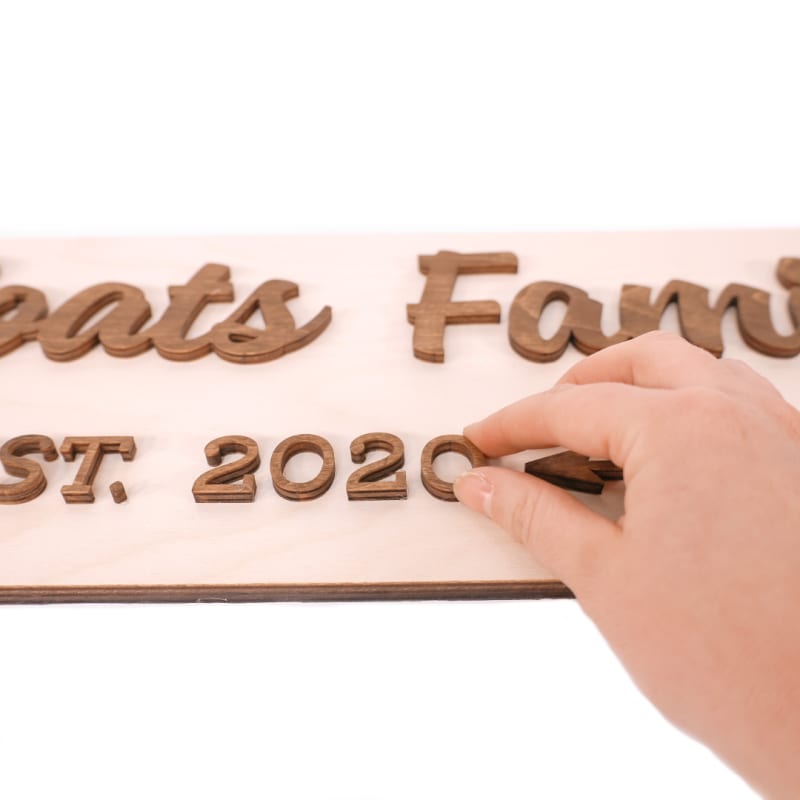 Wood Family Name Kit