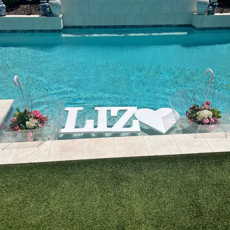 Custom Name Floating Foam Letters | CraftCuts.com