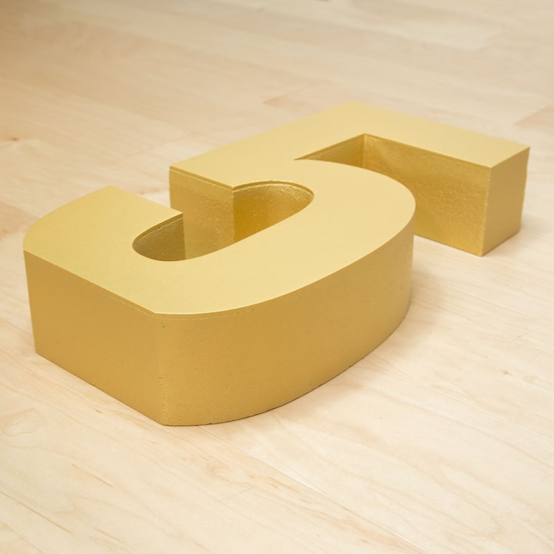 Foam Numbers - Large Custom Numbers | CraftCuts.com