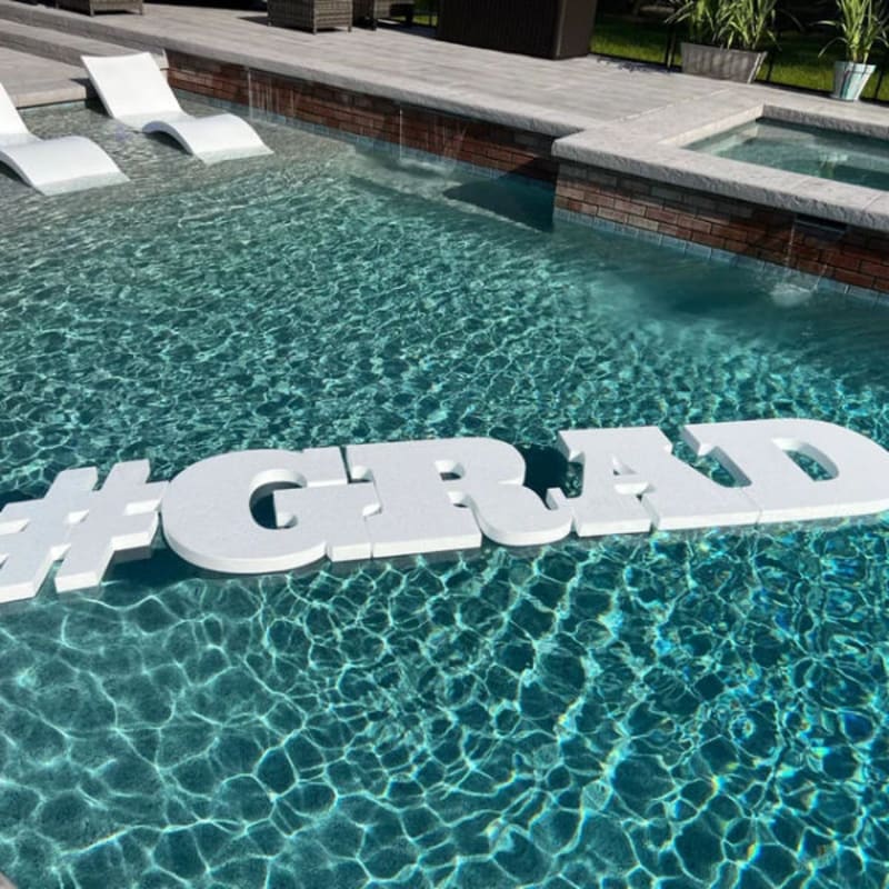 Floating Foam Letters