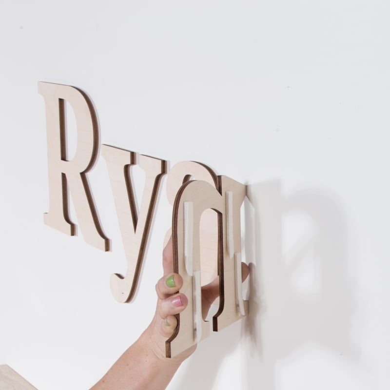 Custom Wooden Letters Script Wood Letters for Wall Decor 