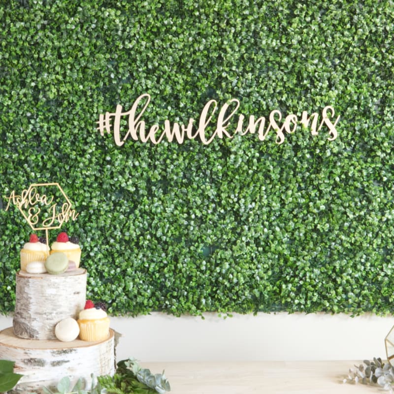 Custom Hashtag Letters