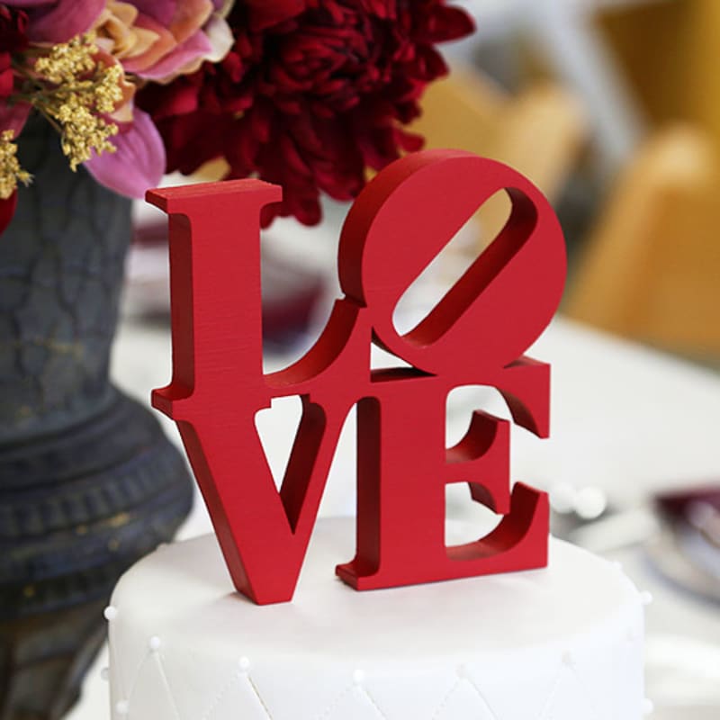 Cake Topper Cumple - Wooden Love