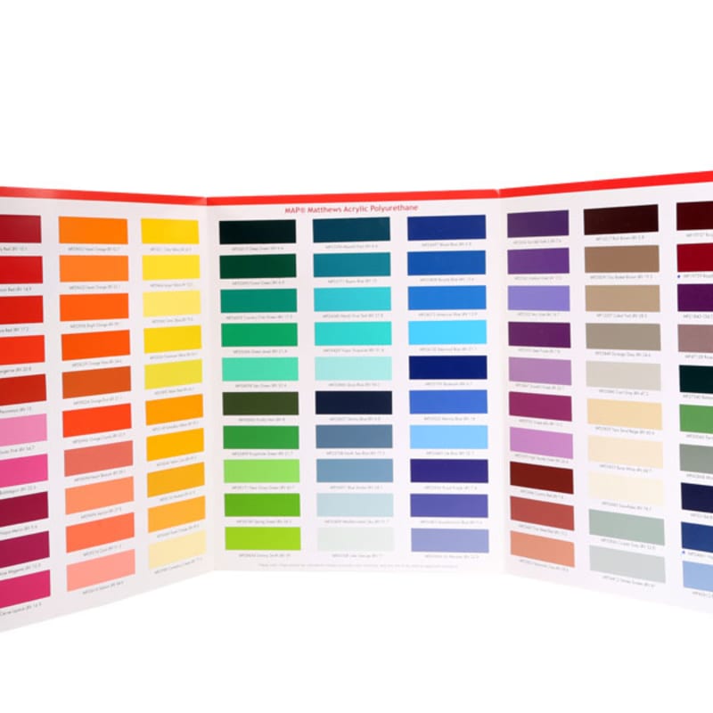 Outdoor Paint Color Swatch Order Form