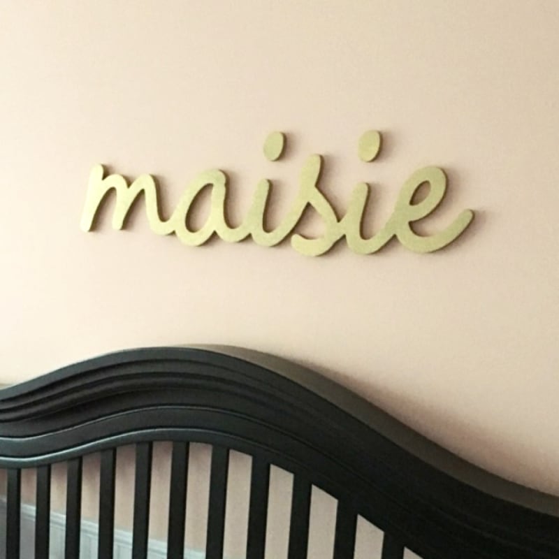 Script Nursery Letters Cursive Nursery Letters