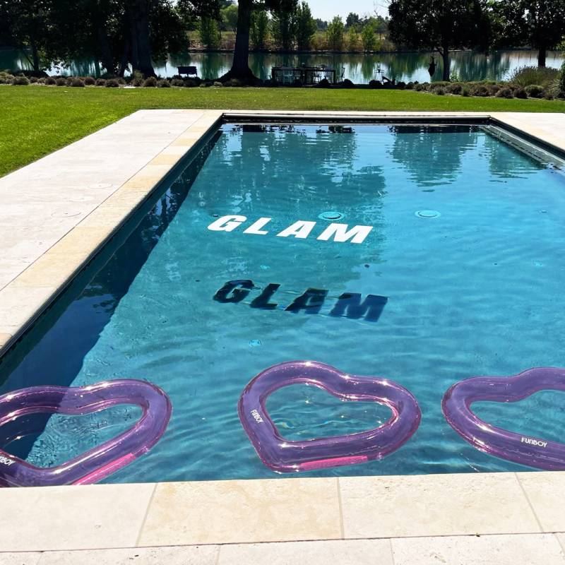 Thin Plastic Pool Letters - Custom Temporary Signs | Craftcuts.com