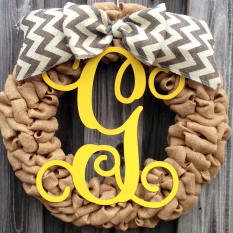 Painted Vine Initial Painted Vine Letter