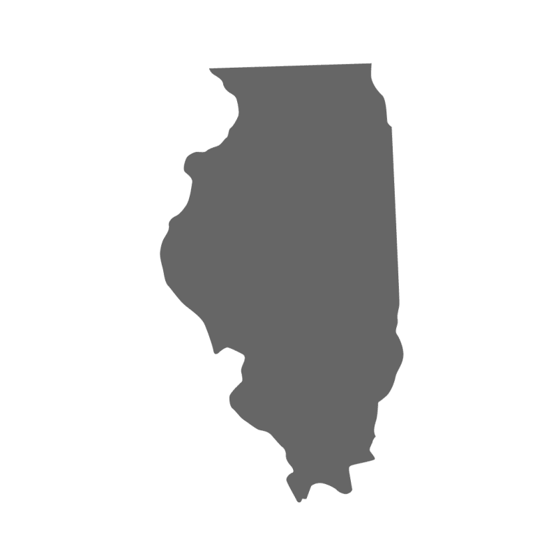 Illinois Craft Shape Wood Cutout Any Size