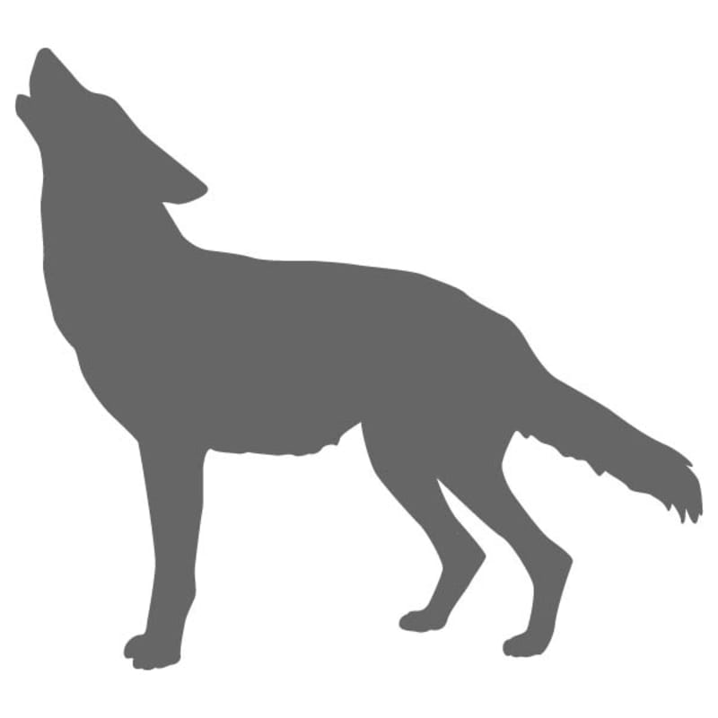 Wolf Stencil Craftcuts com