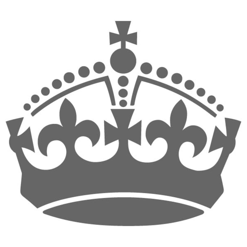 Imperial Crown Stencil Craftcuts