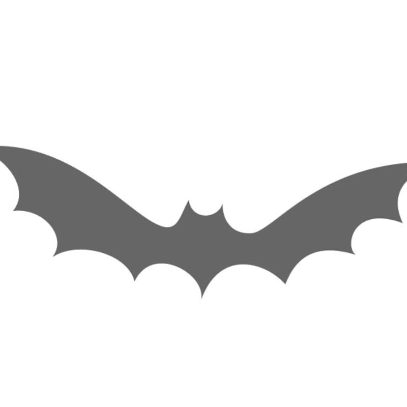 Bat Wing Stencil