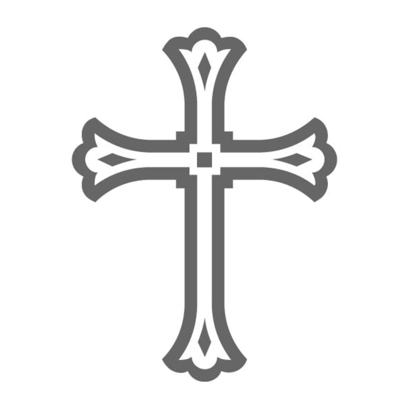 Large Printable Cross Stencil