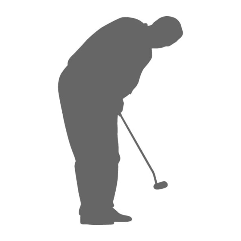 Golf Impact Stencil