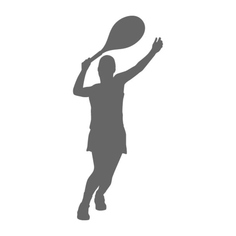 Tennis Serve Stencil