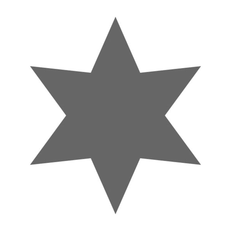 Six Point Star Stencil