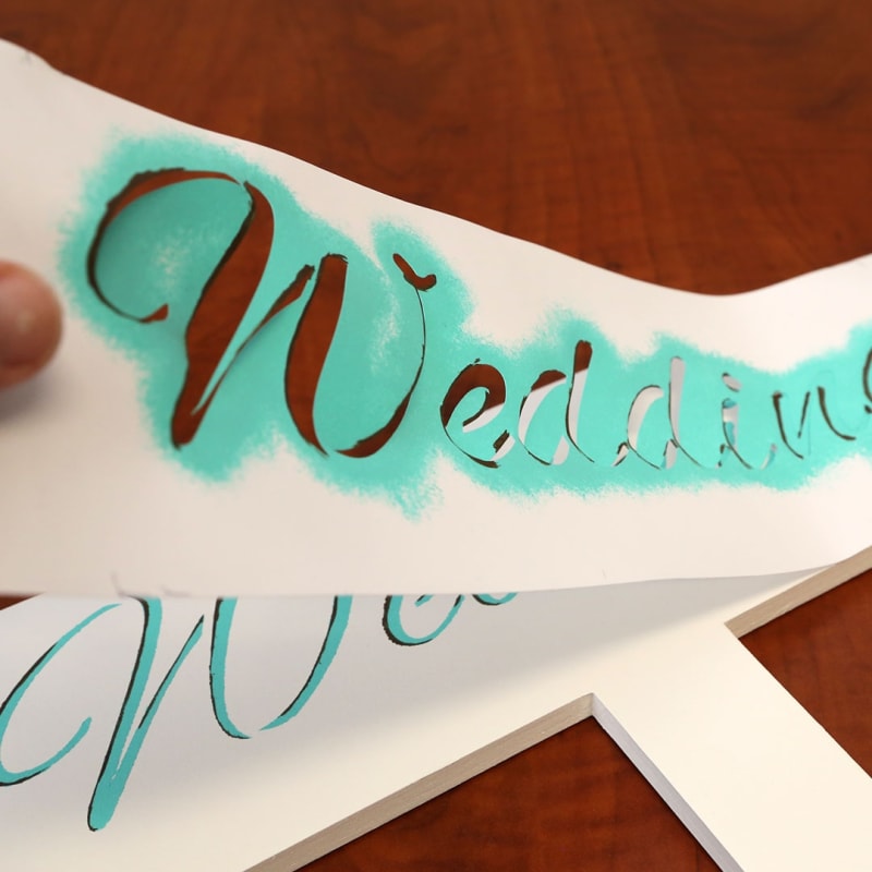 Stick On Stencils - Sticker Stencils | Craftcuts.com