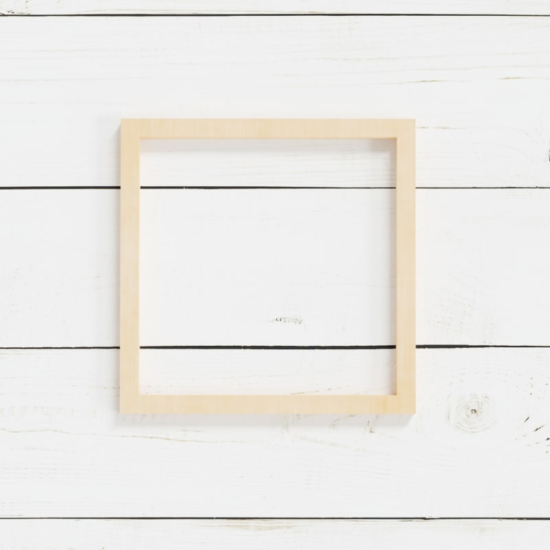 Thin Square Frame Craft Shape
