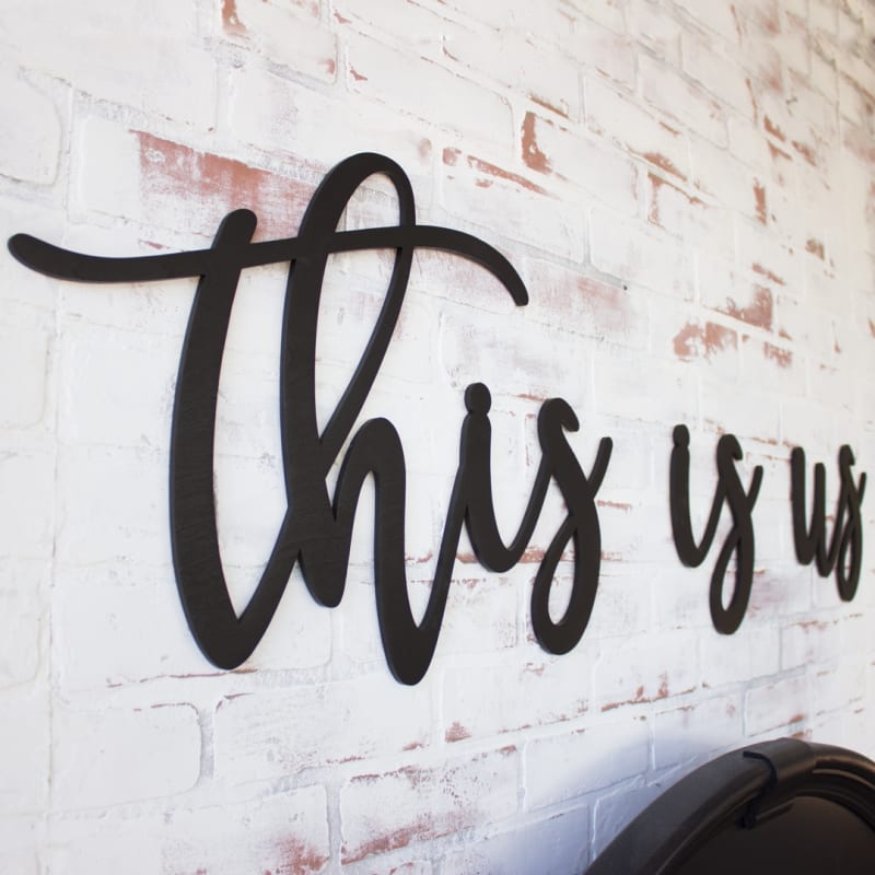 This Is Us Wood Letters