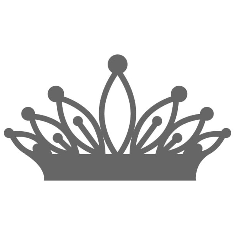 Jewel Tiara Decal Jewel Tiara Wall Decal