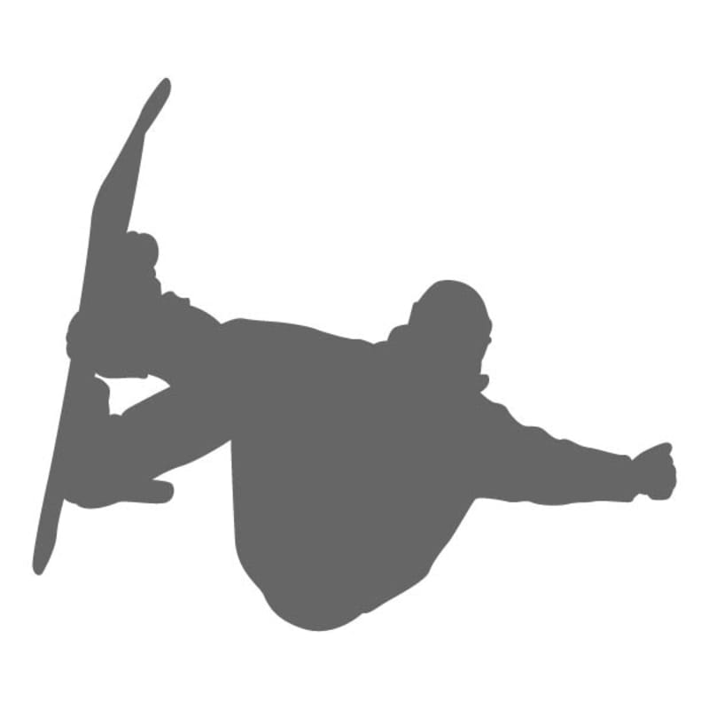 Snowboard Grab Decal Snowboard Grab Wall Decal