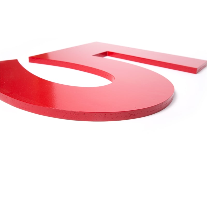 Outdoor Painted Wood Numbers Custom