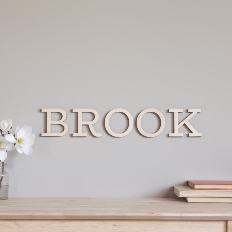 Wood Wall Letters Custom Wood Lettering