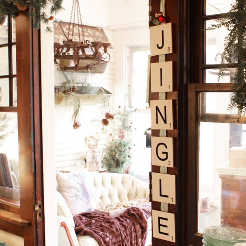 Wood Wall Letter Tiles Large Letter Tiles