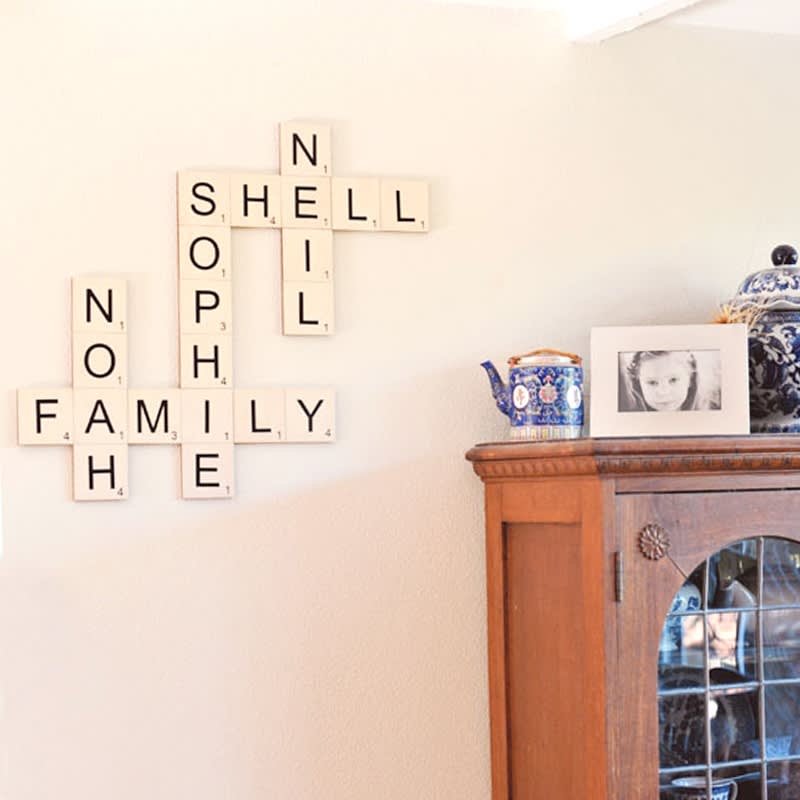 Wood Wall Letter Tiles - Large Letter Tiles  Craftcuts.com