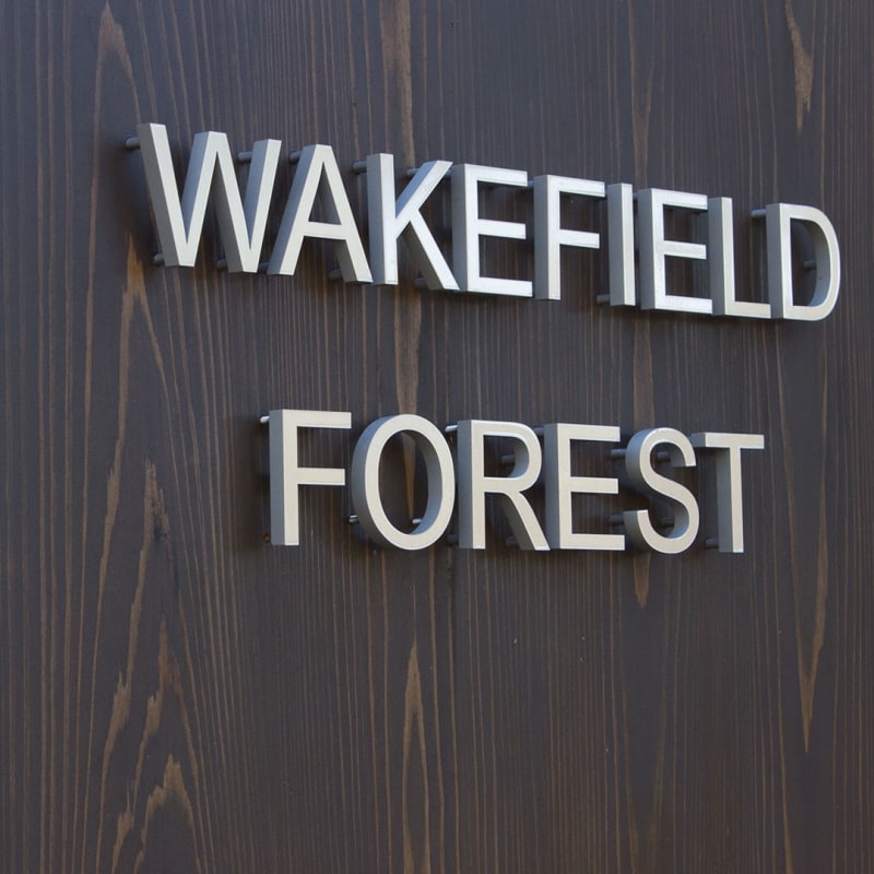 Aluminum Letters Custom Metal Letters Woodland Mfg