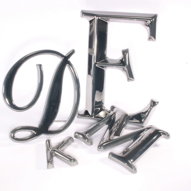 Standard Block Plastic Sign Letters Any Color, Any Size Woodland