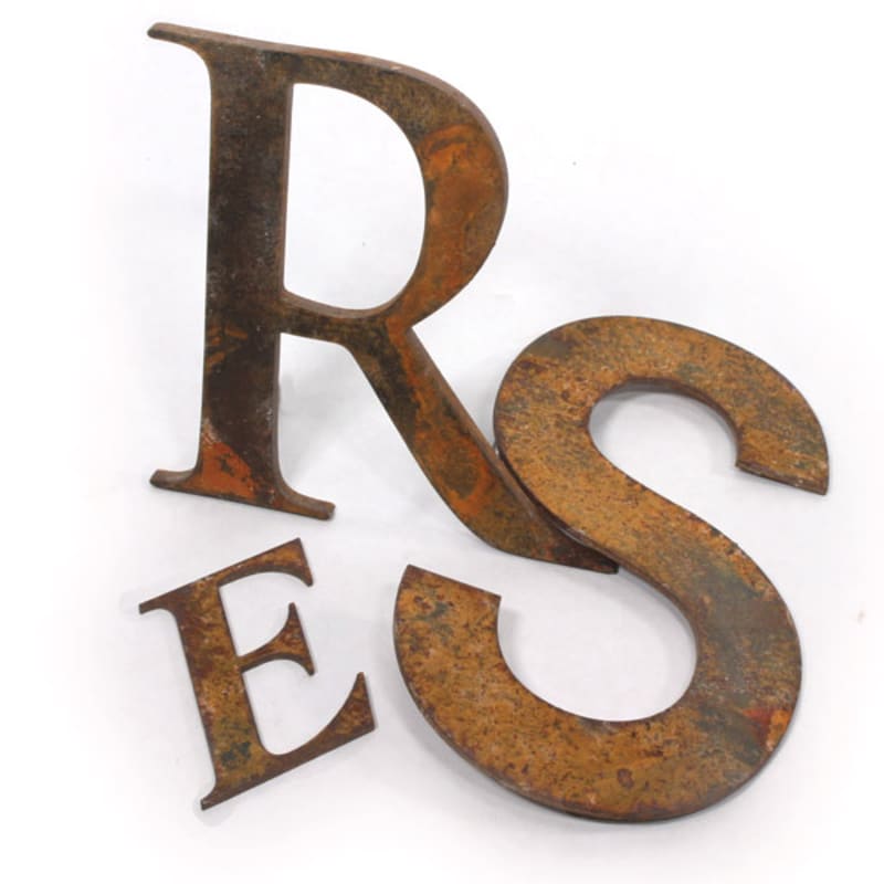 Rustic Metal Letters - Custom Rusty Signs