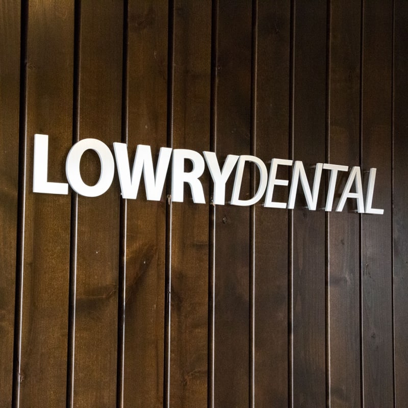 Dental Office Sign Custom Made with Expertise Woodland Manufacturing